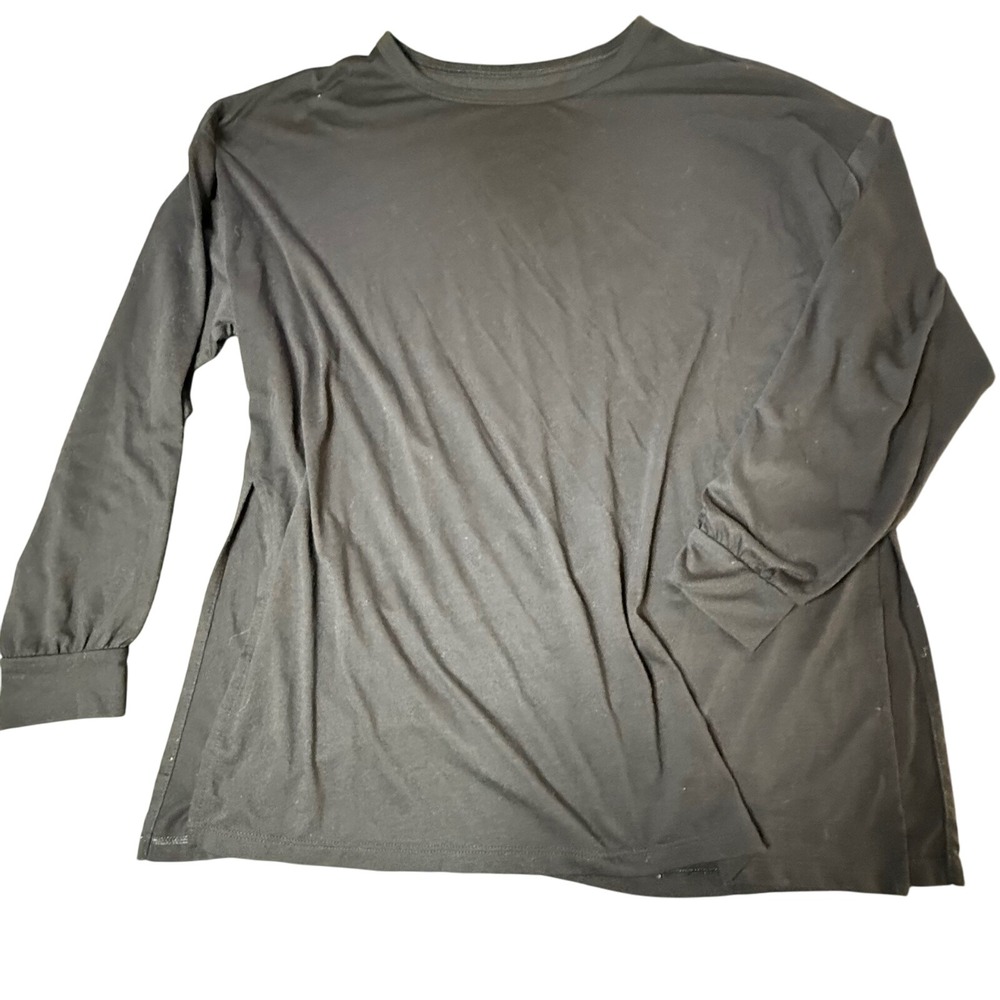 Old Navy Active Tunic Top Long Sleeve Go-Dry Ultralite Black Size S